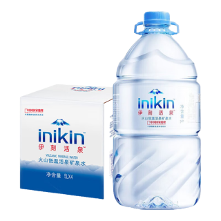 伊刻活泉 天然矿泉水5L*4桶/箱  弱碱性饮用水家庭装 5L*4桶