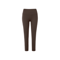 朗姿【联名系列】棉质显高鲨鱼裤冬季休闲裤 浅咖色 S