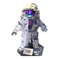 联合创想积木拼装兼容乐高高难度巨大型宇航员玩具男生男孩儿童 珍藏版幻紫宇航员