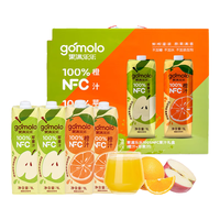 果满乐乐（gomolo）100%NFC橙汁+苹果汁果汁礼盒 4升 饮料