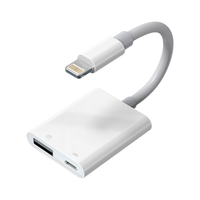 派滋 苹果OTG数据线支持U盘 手机otg转接线 Lightning转usb相机转换器iphonex连接单反ipad配件