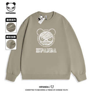 HIPANDA 你好熊猫 25秋冬重磅棉纶加厚保暖圆领卫衣（多款任选搭配）