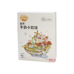 秋田满满 高钙牛奶小软饼