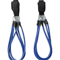 腿部力量训练器材股四头肌锻炼弹力带坐姿屈伸下肢肌肉康复训练带 【双腿锻炼】阻力约90磅/42kg