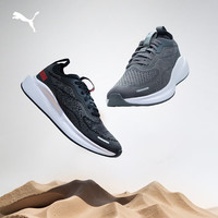 彪马PUMA缓震防滑轻量回弹跑步鞋男女慢跑训练运动鞋310100 黑色-红色-深灰色-06 40