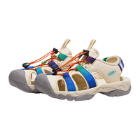 骆驼（CAMEL）夏季户外溯溪涉水速干沙滩鞋女士透气包头凉鞋F24B162016 米/彩虹 35