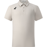 七匹狼狼族部落【凉爽透气】短袖T恤男装季户外运动轻薄POLO衣服 807(象牙白) 165/88A S 165/88A