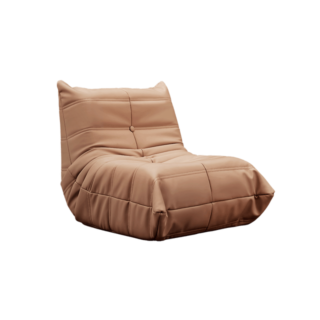 芝华仕 XJ014 超柔猫抓皮沙发 单人位 棕色 小号