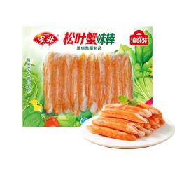 安井 速冻火锅丸子鱼豆腐鱼丸涮火锅关东煮麻辣烫食材 松叶蟹味棒100g