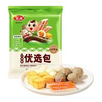 Anjoy/安井速冻火锅丸子鱼豆腐鱼丸涮火锅关东煮麻辣烫食材N 优选包400g*10件