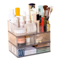 deli 得力 PJ210 化妆品收纳盒-仅多分格顶部 透明