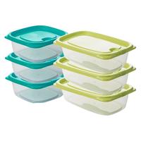 CHAHUA 茶花 保鲜盒 6件套 780ml+830ml