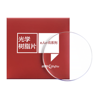 明月 防蓝光1.67折射率超薄近视眼镜片*2片+支持邮寄镜框