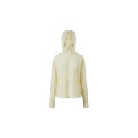 Ubras 新品羽柔凉感披肩连帽防晒衣女服外套 奶油黄色 M