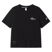 FILA 女装FUSION系列T恤女士时尚舒适紧身百搭针织短袖衫