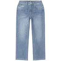 Lee【张凌赫代言】25早秋429标准中腰直脚五袋款浅蓝女牛仔裤 中蓝色 30