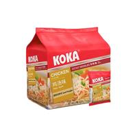 KOKA 可口 冲泡方便面5袋85g休闲速食泡面网红新加坡进口