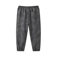 马骑顿（MQD）MQD男大童秋季学院风宽松束脚休闲运动针织裤 深灰 150