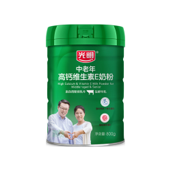 光明 中老年高钙维生素E调制奶粉 800g