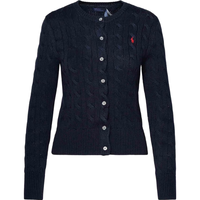 Ralph Lauren拉夫劳伦 新款秋冬季保暖潮流宽松版休闲运动长袖针织开衫海军蓝