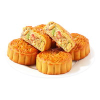 食京欢老式五仁月饼传统广式中秋手工饼酥皮糕点点心10个两斤装