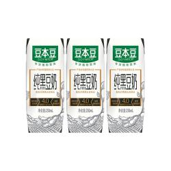 豆本豆 纯黑豆奶 植物蛋白饮料