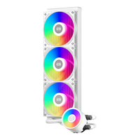 PCCOOLER/超频三 大面积发光 一体式CPU水冷散热器
