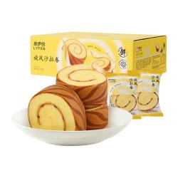 来伊份 营养 虎皮面包夹心蛋糕卷  箱装 400g