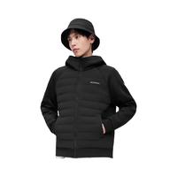 波司登秋季鹅绒羽绒服男简约风新一代薄羽连帽保暖时尚外套 黑色8056 180/96A