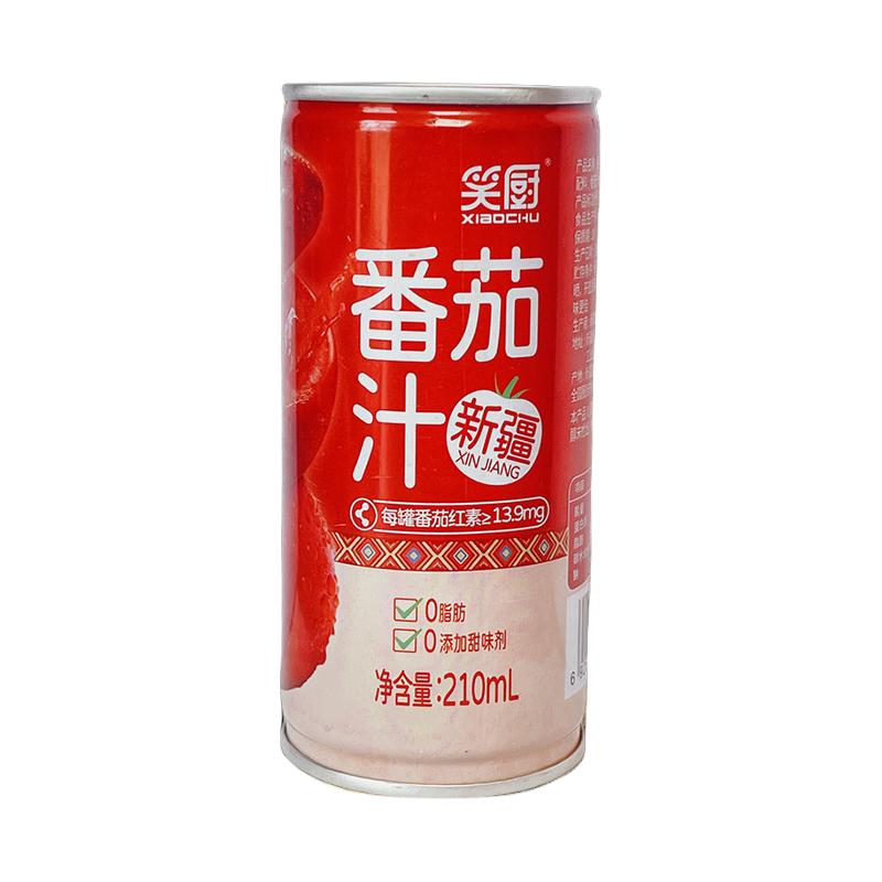 笑厨 新疆番茄汁果蔬饮料 210ml*3罐