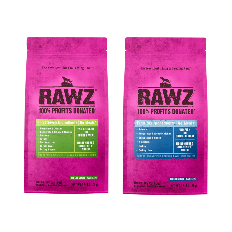 RAWZ 三文鱼脱水鸡肉白肉鱼全阶段猫粮