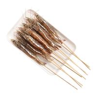 木屋烧烤食材鲜活基围虾户外露营烧烤半成品海虾串 大虾10串食材 虾串X10串 5g(净重)