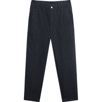 GXG男装 黑色肌理牛仔裤不易褪色长裤 24年秋G24X053038 黑色 180/XL