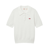 Levi's 25年春季女士经典时尚休闲简约短袖Polo衫 白色 004IQ-0002 M