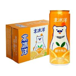 北冰洋 橙汁汽水 330mlx24听