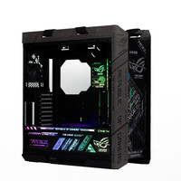 华硕ROG GX601S太阳神 全塔侧透明玻璃游戏机箱 吹雪RO姬主题机箱 支持来图 OP A 太阳神黑色+灯板4件套+翻毛皮