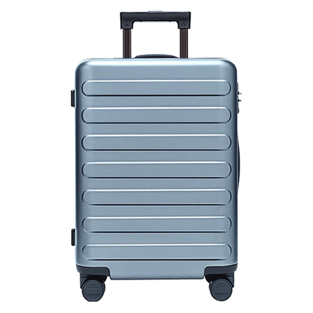 今日必买、PLUS会员：90分 莱茵河经典款 PC万向轮行李箱 湖光蓝 20英寸 5112891