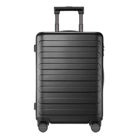 NINETYGO 90分 七道杠系列 PC拉杆箱 暗夜黑 20英寸