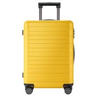 NINETYGO 90分 七道杠系列 PC拉杆箱 樱草黄 20英寸