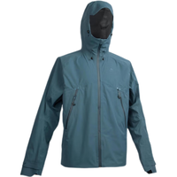 DECATHLON 迪卡侬 硬壳冲锋衣男女户外休闲登山徒步防风防水夹克风衣MH500外套 男款-蓝色(新） M