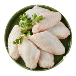 圣农 鸡翅中净重4斤 大鸡翅中 单个40g-50g 鸡肉清真食品 盐焗烧烤翅中