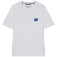 Teenie Weenie小熊女装2024春季休闲简约徽章刺绣短袖T恤白色 白色 170/L