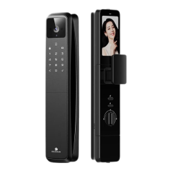 德施曼 Q50FVMax 人脸掌静脉识别 高端黑 智能门锁