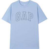 Gap 盖璞 男士纯棉字母logo圆领短袖T恤 A00818 棕色 S