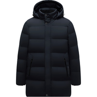 坦博尔羽绒服男宽松加大休闲保暖加厚可脱卸帽秋冬男士厚外套TF236505 里约蓝 170/88A