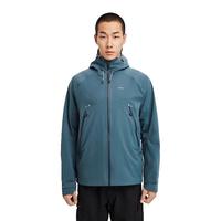迪卡侬（DECATHLON）硬壳冲锋衣男女春秋登山防风防水单层夹克风衣运动外套MH500 2024 男款-蓝色 2XL