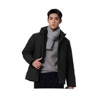 海澜之家（HLA）羽绒服男800蓬95绒曾舜晞同款保暖石墨烯外套男冬季 黑色90 S 165/84A 114~124斤