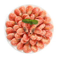美加佳加拿大海藻头熟冻北极甜虾净重10斤 90-120只/kg 黑头虾 中秋礼盒 海藻头（黑头）甜虾 10斤
