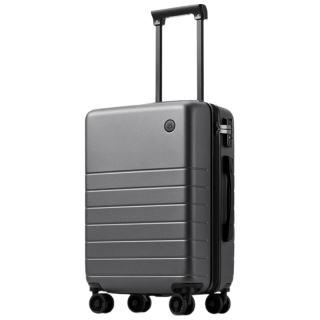京东京造 无界行李箱20英寸德国科思创PC男女拉杆箱登机旅行箱 石墨灰