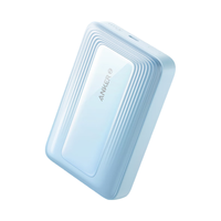 ANKERANKER安克Magsafe苹果磁吸无线充电宝10000毫安大容量30W超快充可上飞机蓝【莱茵低温认证不发烫】